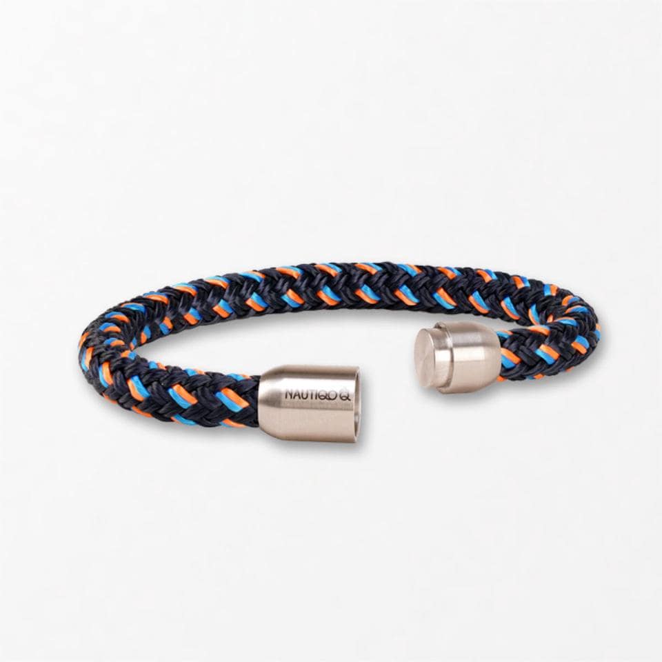 Rope Bracelet Blue and Orange — 2