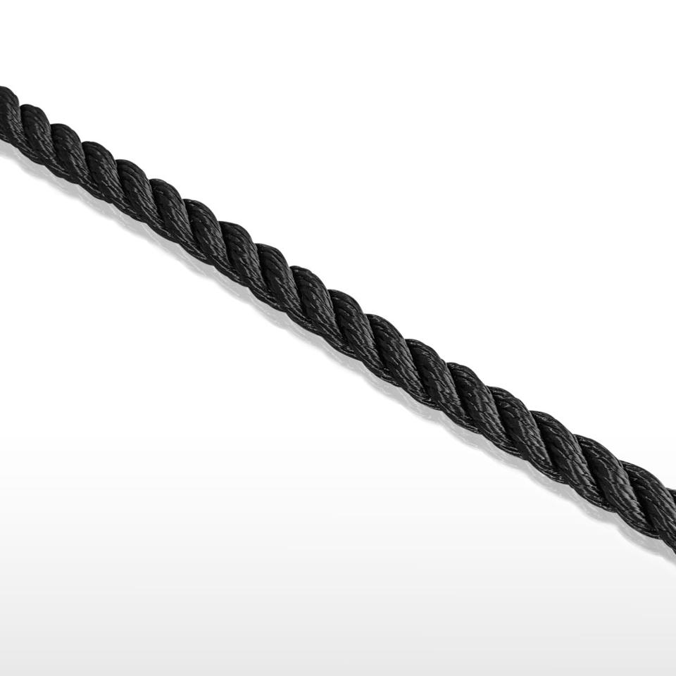 Luxe landvast zwart 12mm