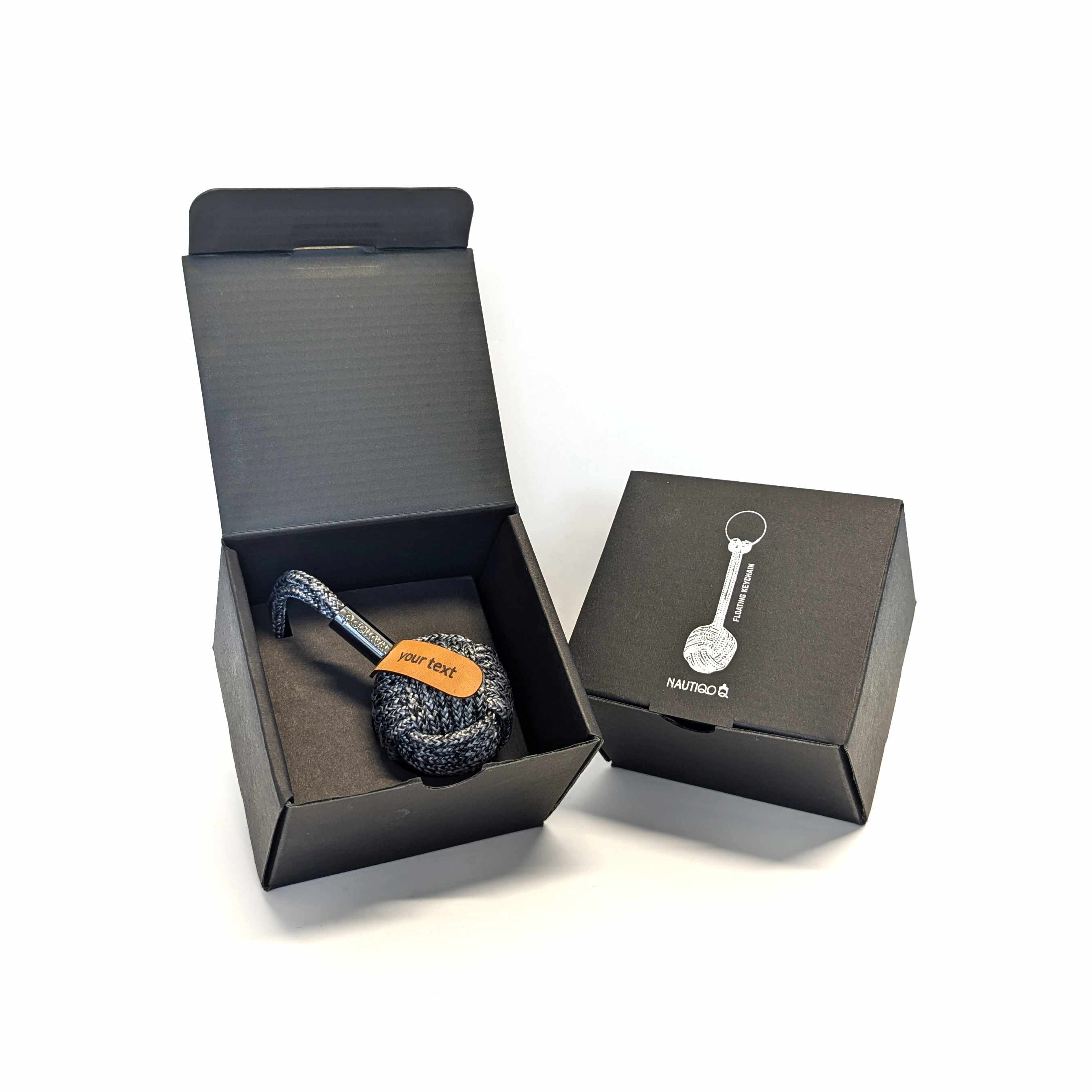 Personlig Flydende Nøglering i Grå — 2