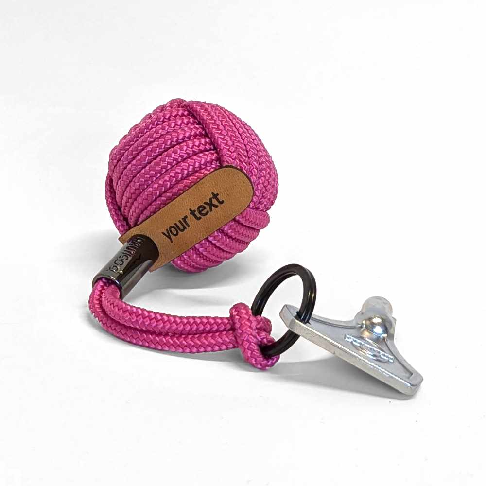 Porte-clés flottant personnalisé rose