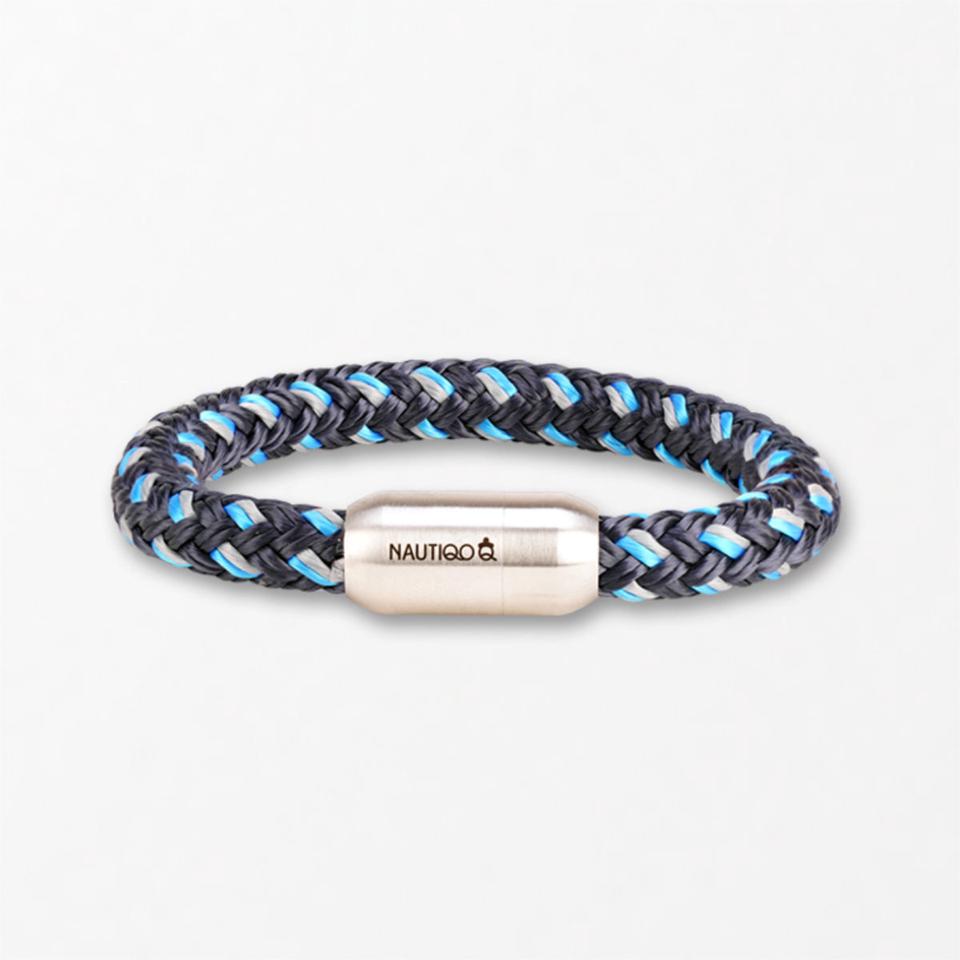 Touw Armband Blauw en Grijs