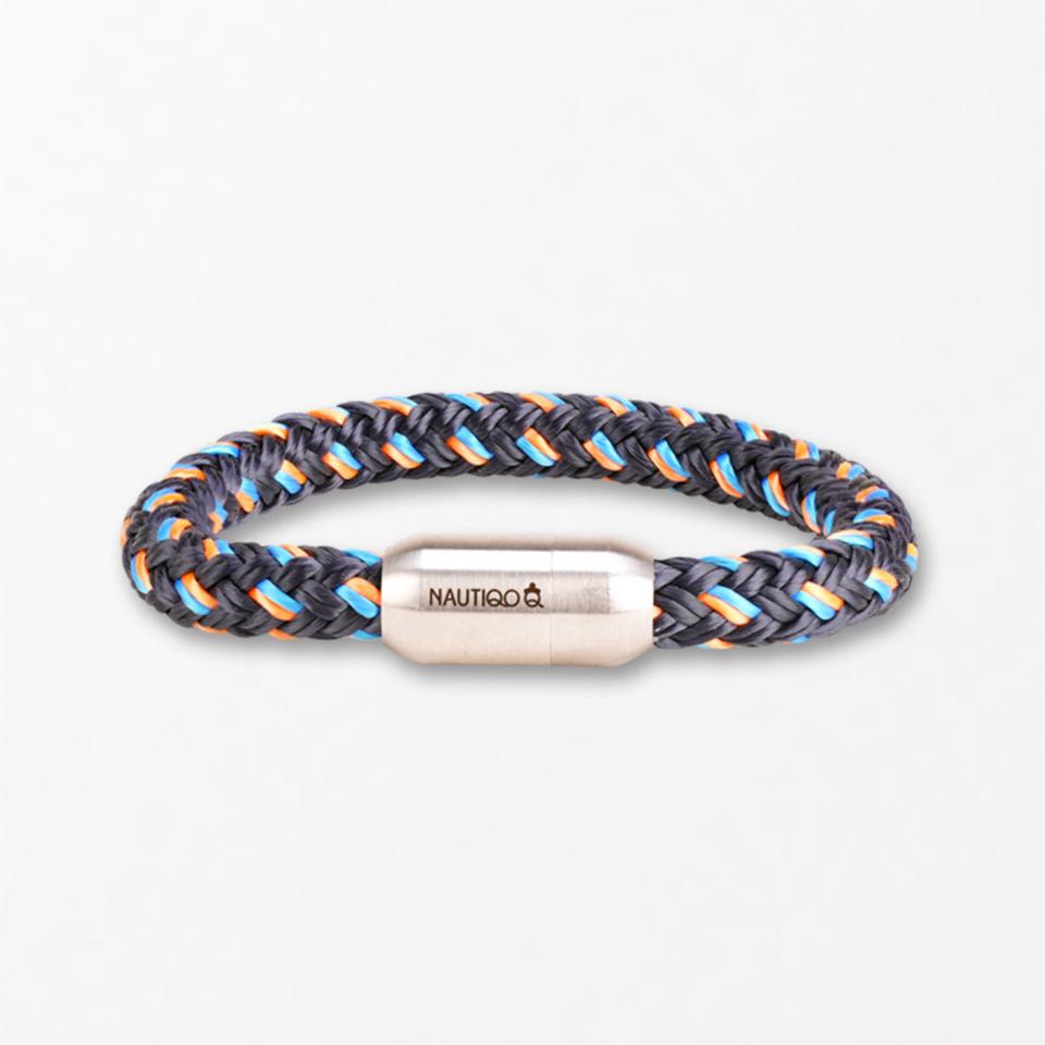 Touw Armband Blauw en Oranje